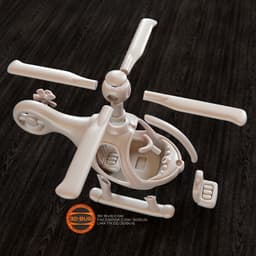 Toy Helicopter "Heliquito" 3d model