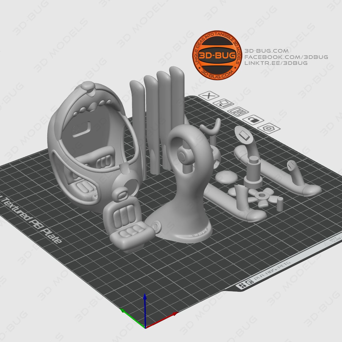 Toy Helicopter "Heliquito" 3d model