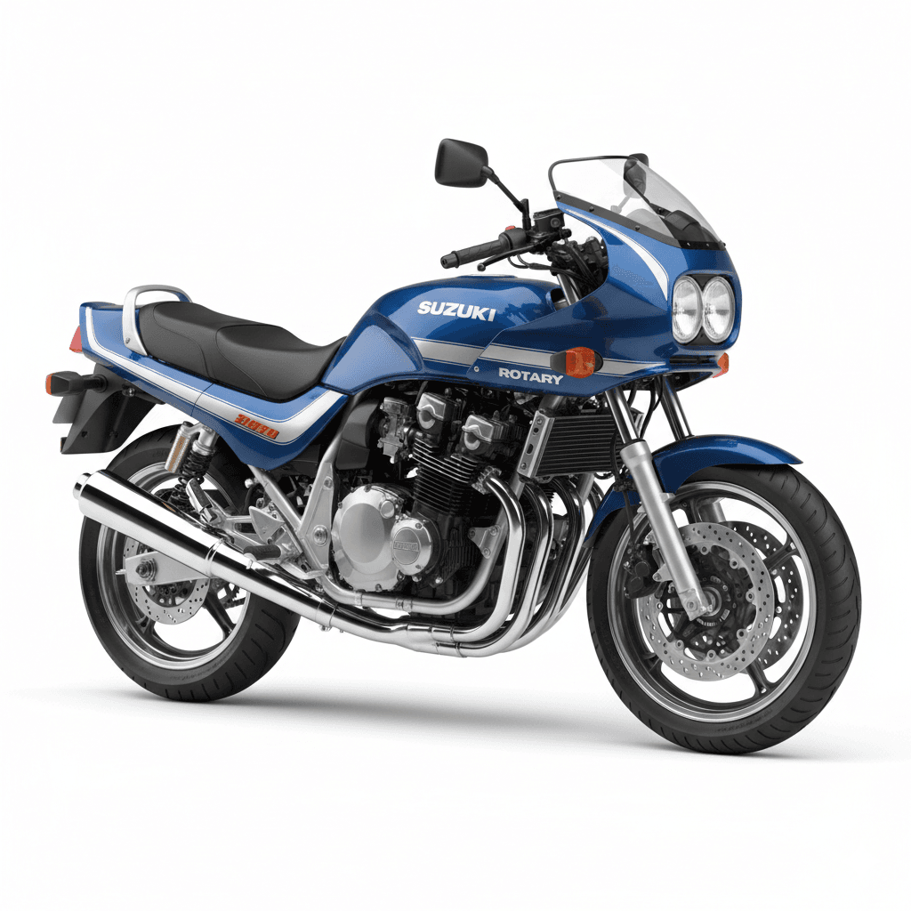 Suzuki RE5 Rotary Engine Motorcycle 3d model