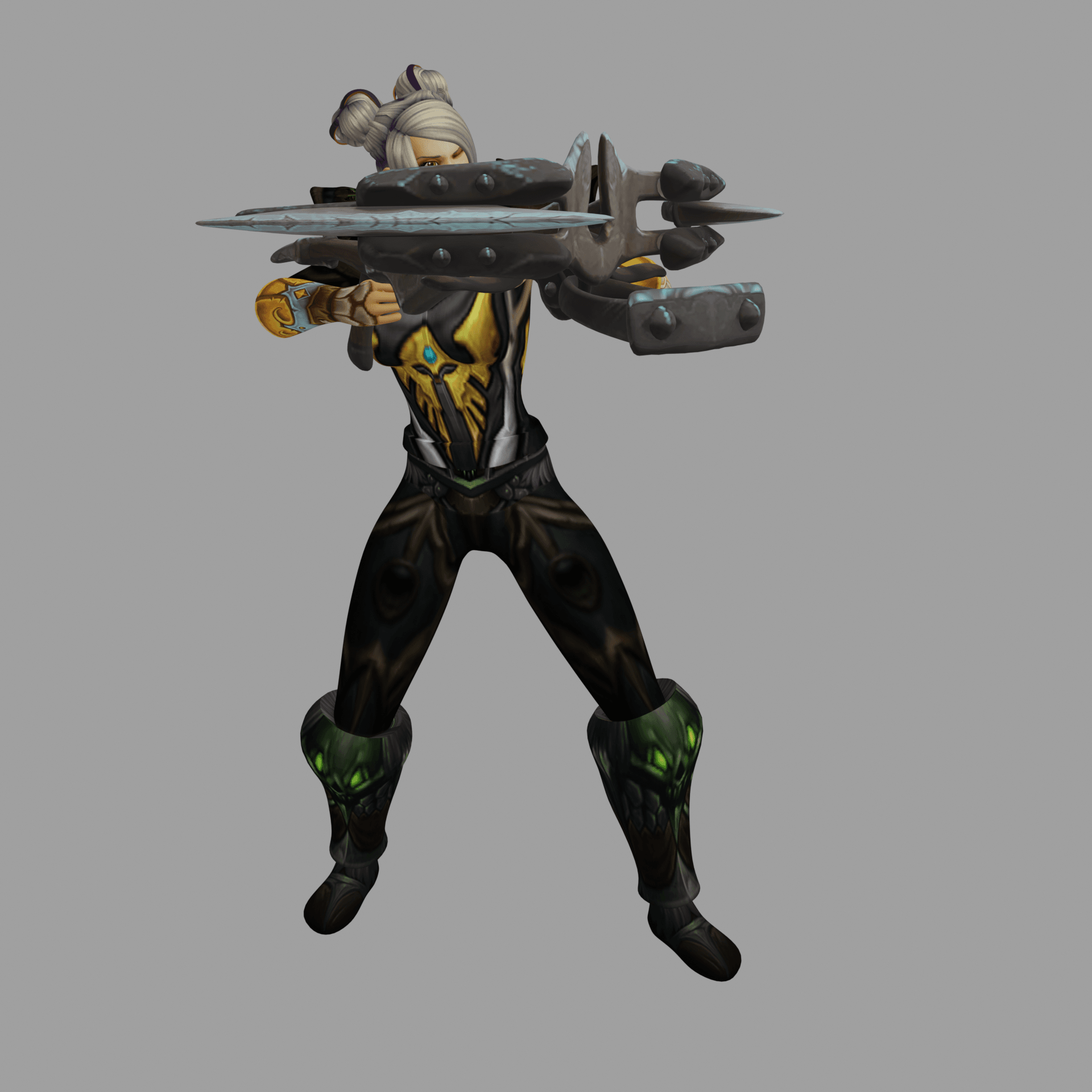 Cimonean with Crossbow v2.0 3d model