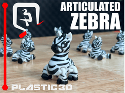 Articulated Zebra — The Striped Sprinter 3d model