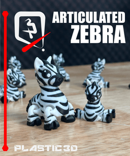 Articulated Zebra — The Striped Sprinter 3d model