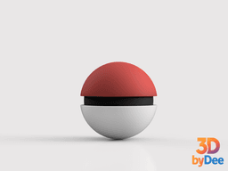 Pokeball 3d model