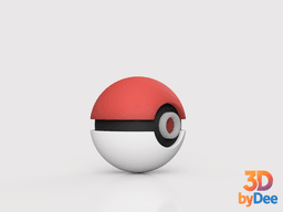 Pokeball 3d model