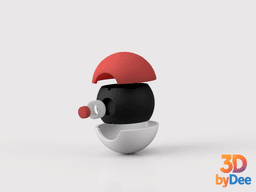 Pokeball 3d model