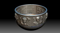 Gundestrup Cauldron for 3d print 3d model