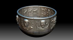 Gundestrup Cauldron for 3d print 3d model