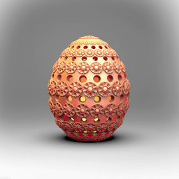 Flower Chain -Tealight Cover 3d model