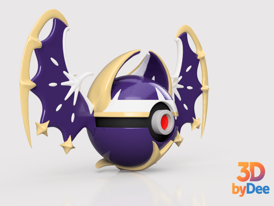 Lunala Poke ball 3d model