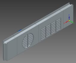HELIX Window Vent Assy 3d model