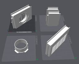 HELIX Window Vent Assy 3d model