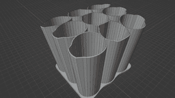 Ellipse Pattern Pencil Holder 3d model