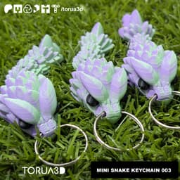 Mini Snake Keychain 003 3d model