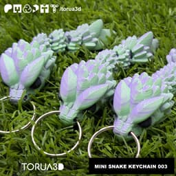 Mini Snake Keychain 003 3d model