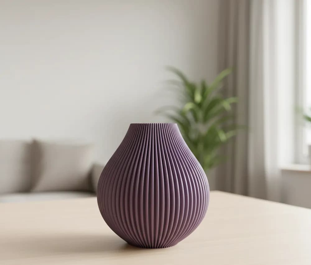 Vase Bulba Straight (Massive Version) 3d model