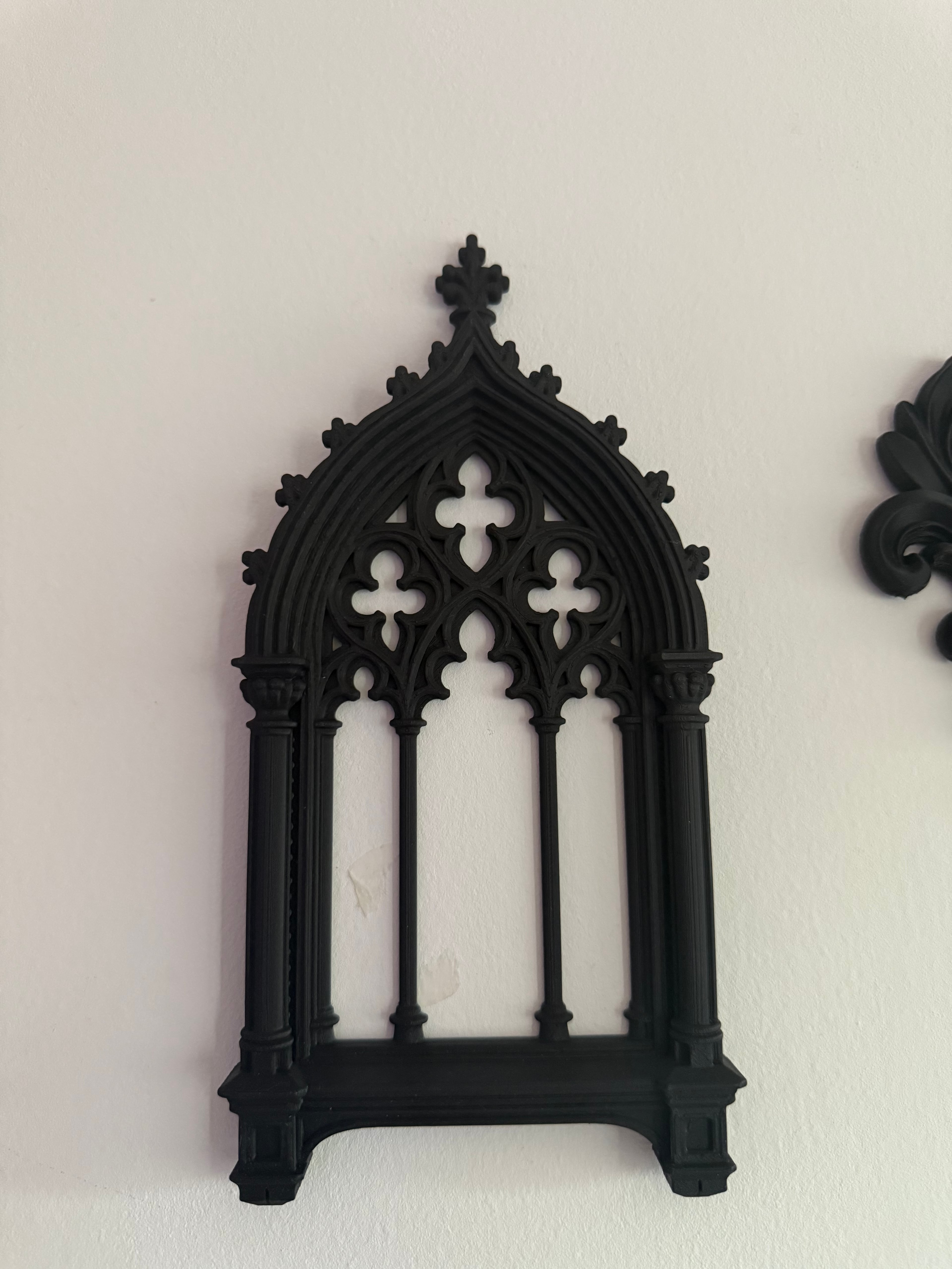 Gothic Cathedral Window Gothic Arch Wall Decor 3d model