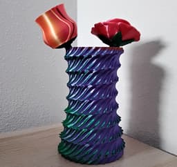 Inverted Coiled Rope Vase 3d model
