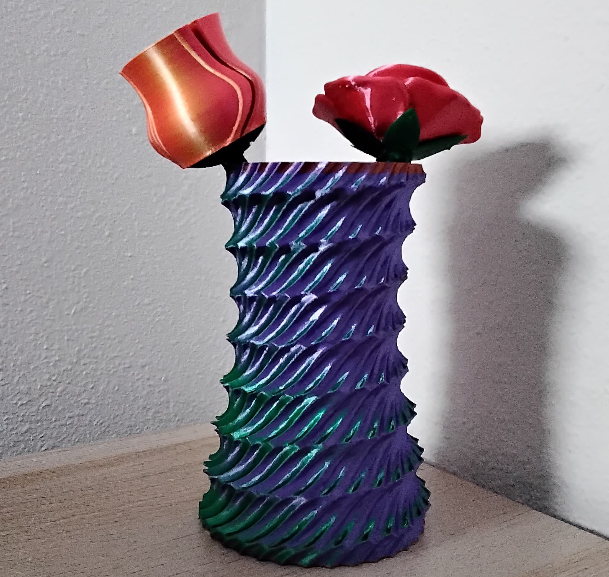Inverted Coiled Rope Vase 3d model