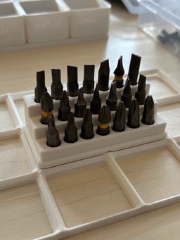 Gridfinity - Hex Driver Bits 3d model