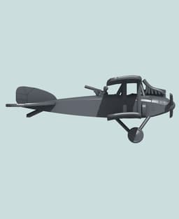 1:144 Albatros C.VII 3d model
