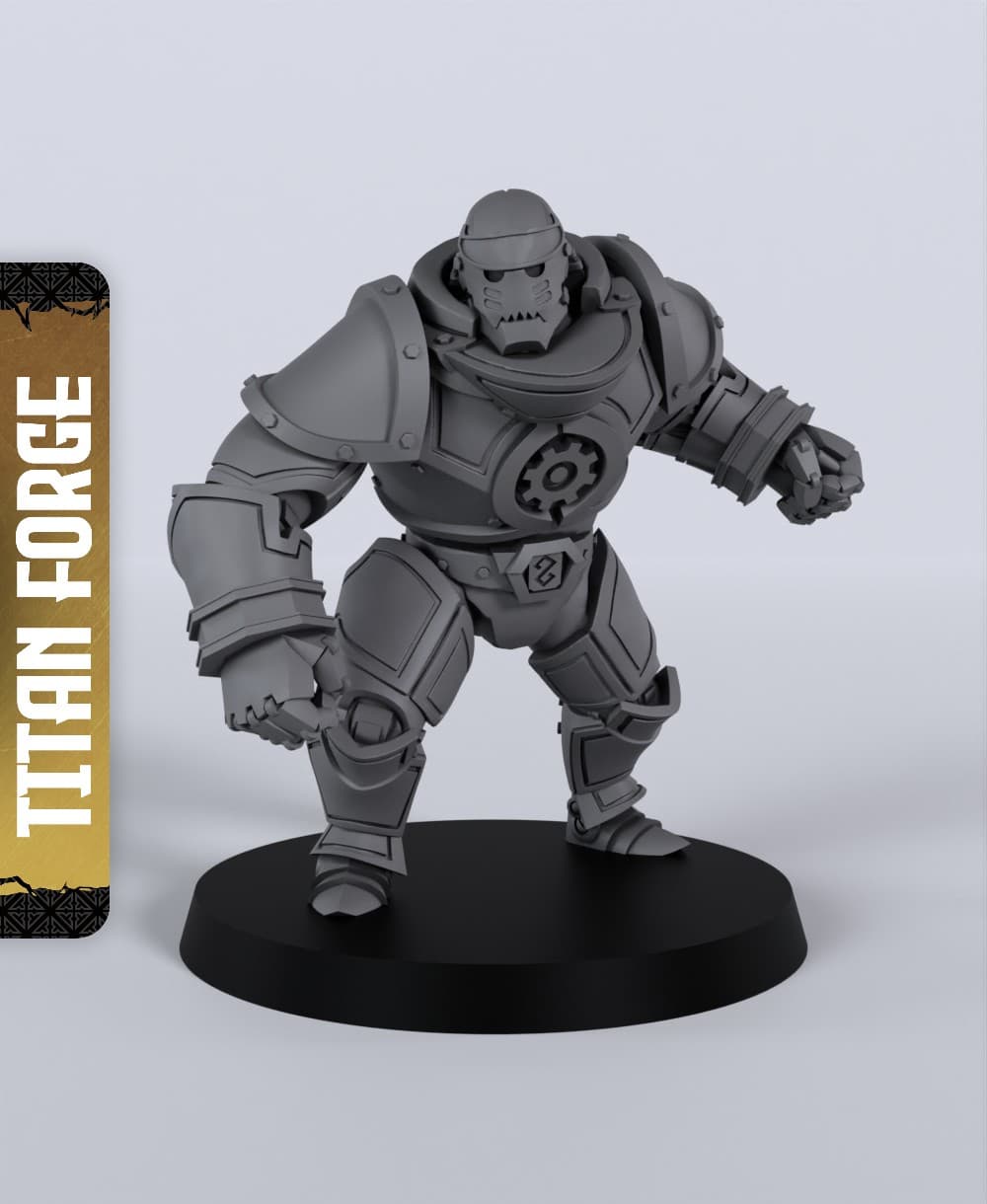 Iron Golem - With Free Dragon - 5e DnD Inspired for RPG and Wargamers 3d model