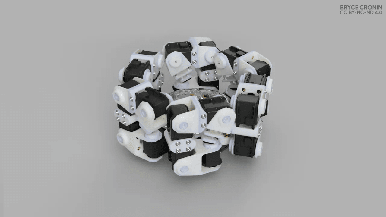 Anansi Hexapod Robot Frame 3d model