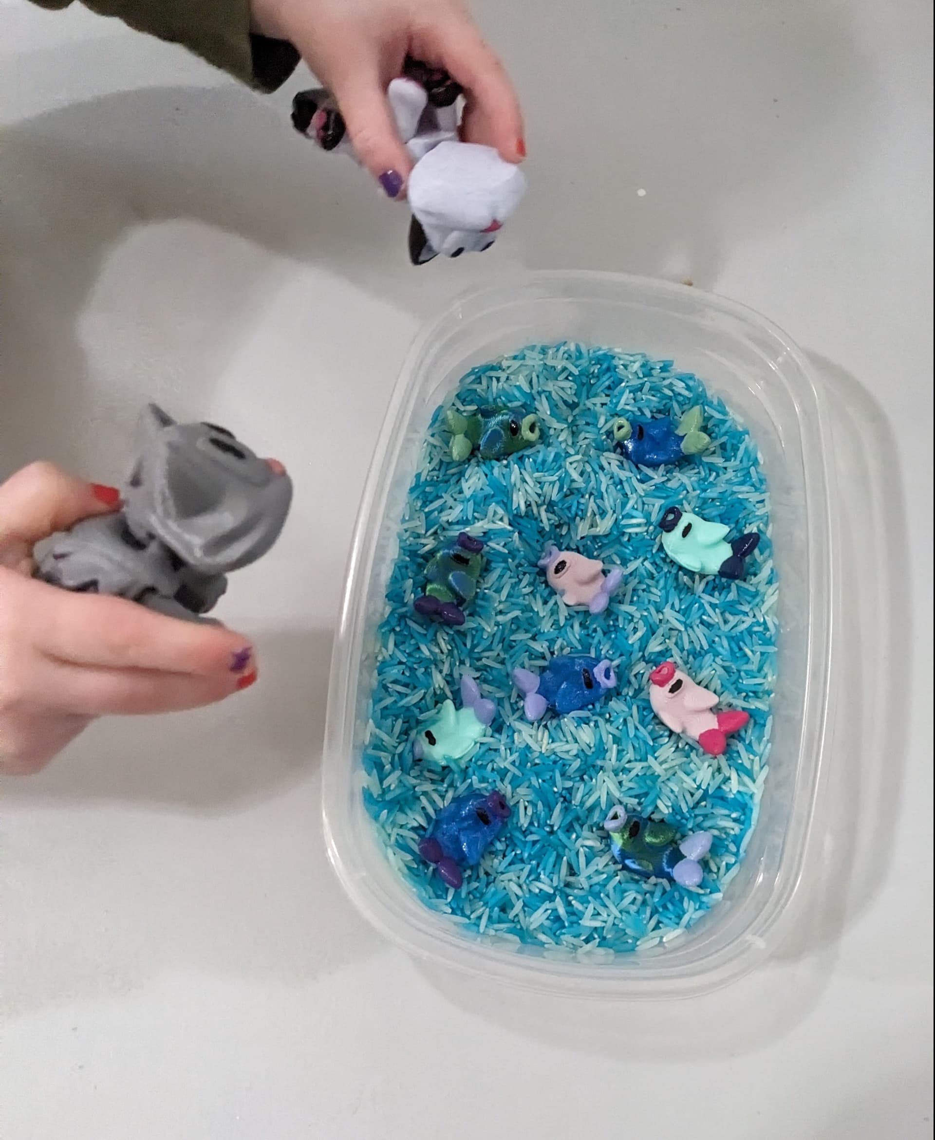 Turned it into a cat fishing game which my toddler loves