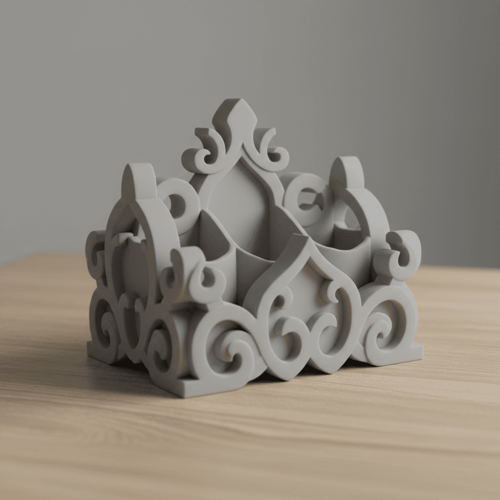 Woven Bathroom Organizer 3d model