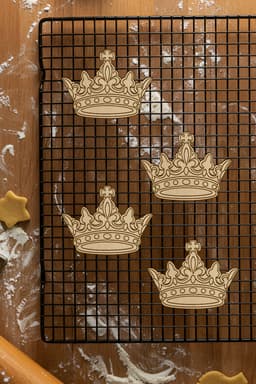King Cookie Cutter, Biscuit Cutter 3d model
