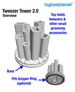 Tweezer Tower 2.0 3d model