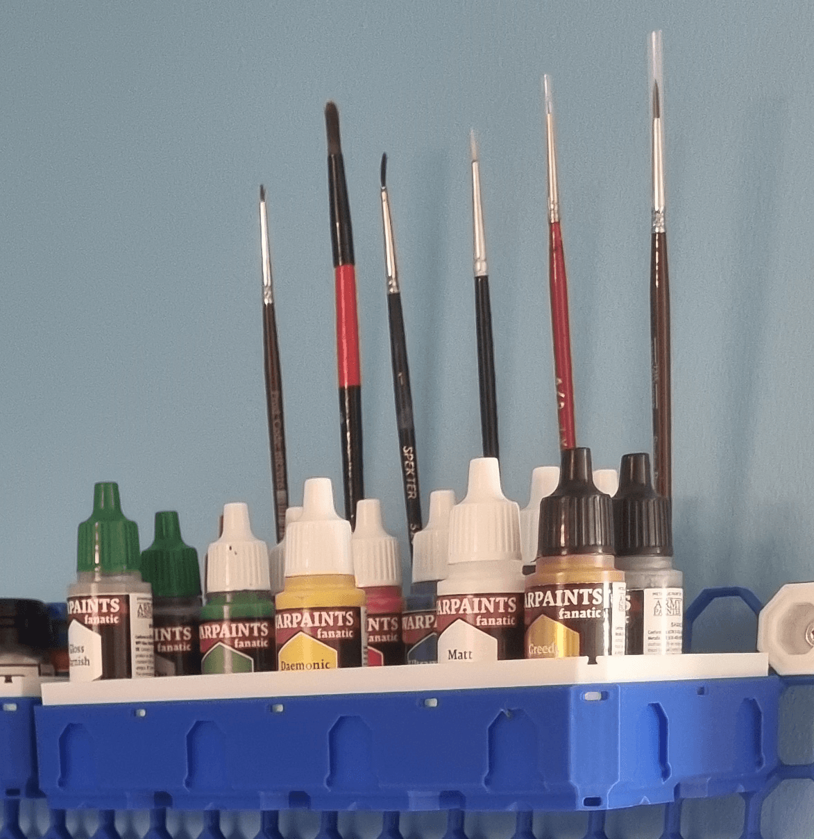 3x2x0.75 - Multibin Insert for paint bottles 3d model
