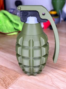 Realistic Hand Grenade Stash Container 3d model