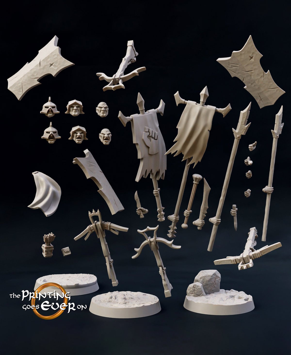 Modular Half-Orc Crossbowmen 3d model