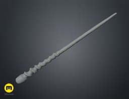 Bartemius Crouch Jr wand 3d model