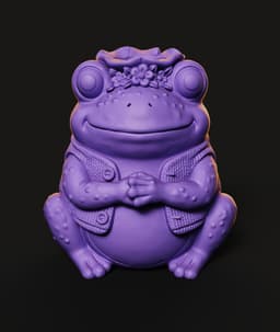 Frog Candle Holder STL | Home Decor 3D Print | Functional 3d model