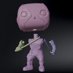 Funko Pop Deadpool From Deadpool +& Wolverine 3d model