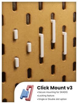 SKADIS Click Mount v3 3d model