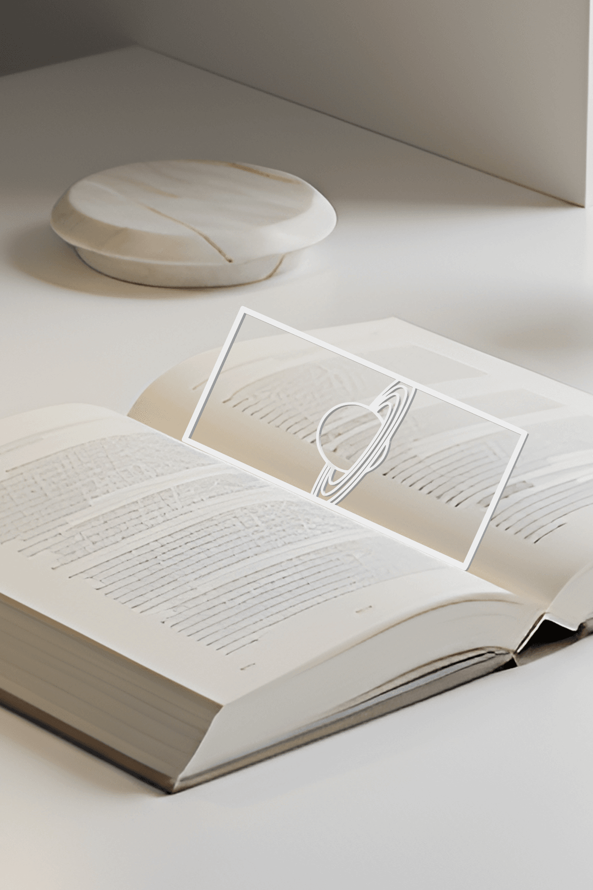 Planet Bookmark, Gift Idea 3d model