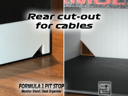 Formula 1 Pit Stop Monitor Stand / Desk Organizer 3d model