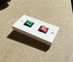 Workshop bench power switch case 3d model