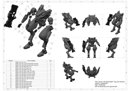 MSDF Type 303 Armoured Suit 3d model