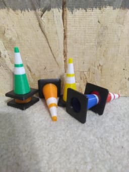 Caution cone 3d model