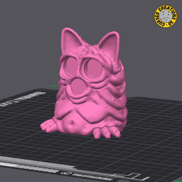 Naked Furby 3d model