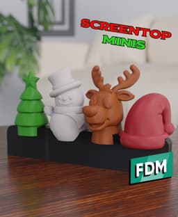 Christmas - Screentop Minis 3d model