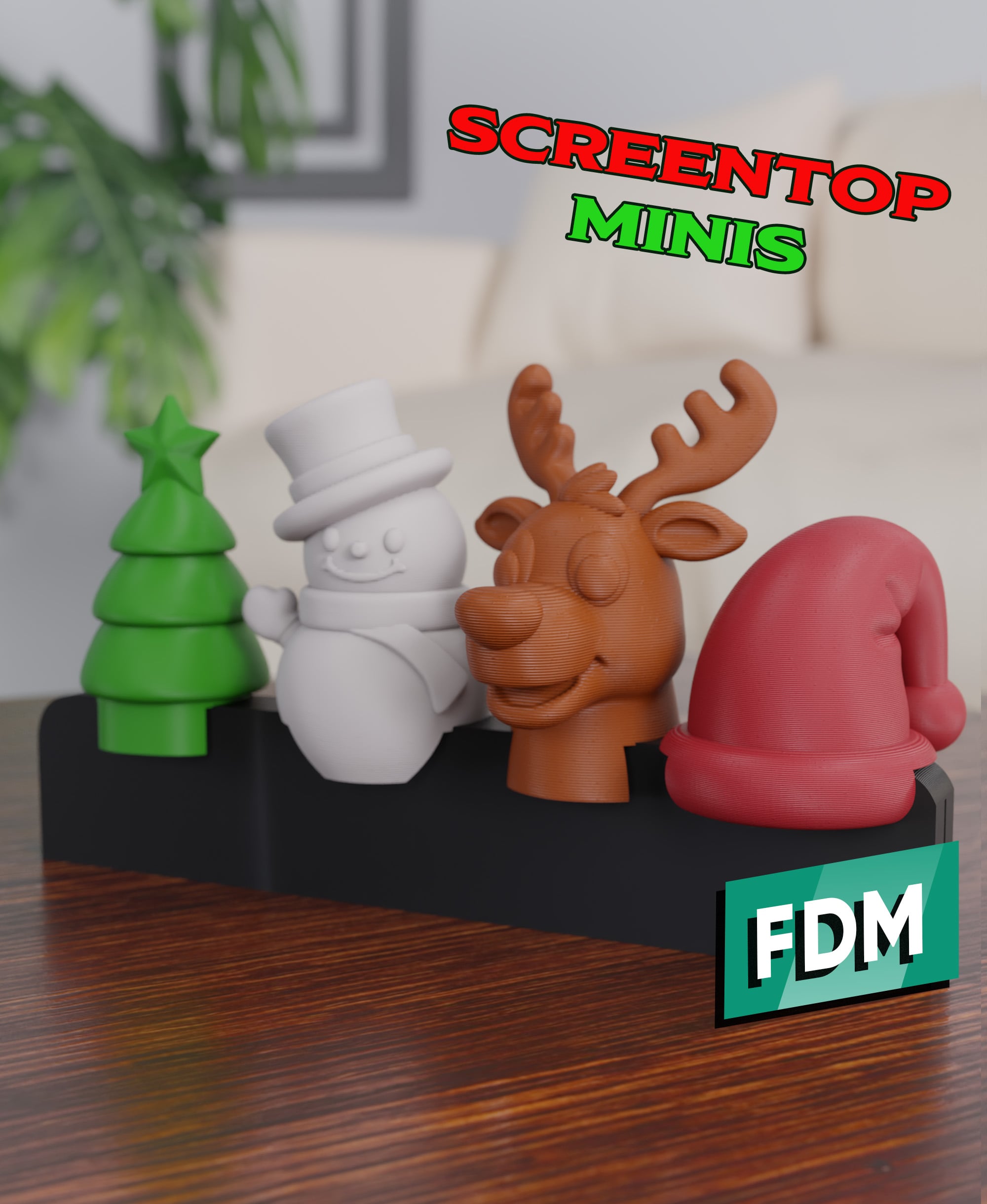 Christmas - Screentop Minis 3d model