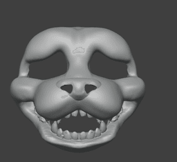 Sad cat fursuit base 3d model