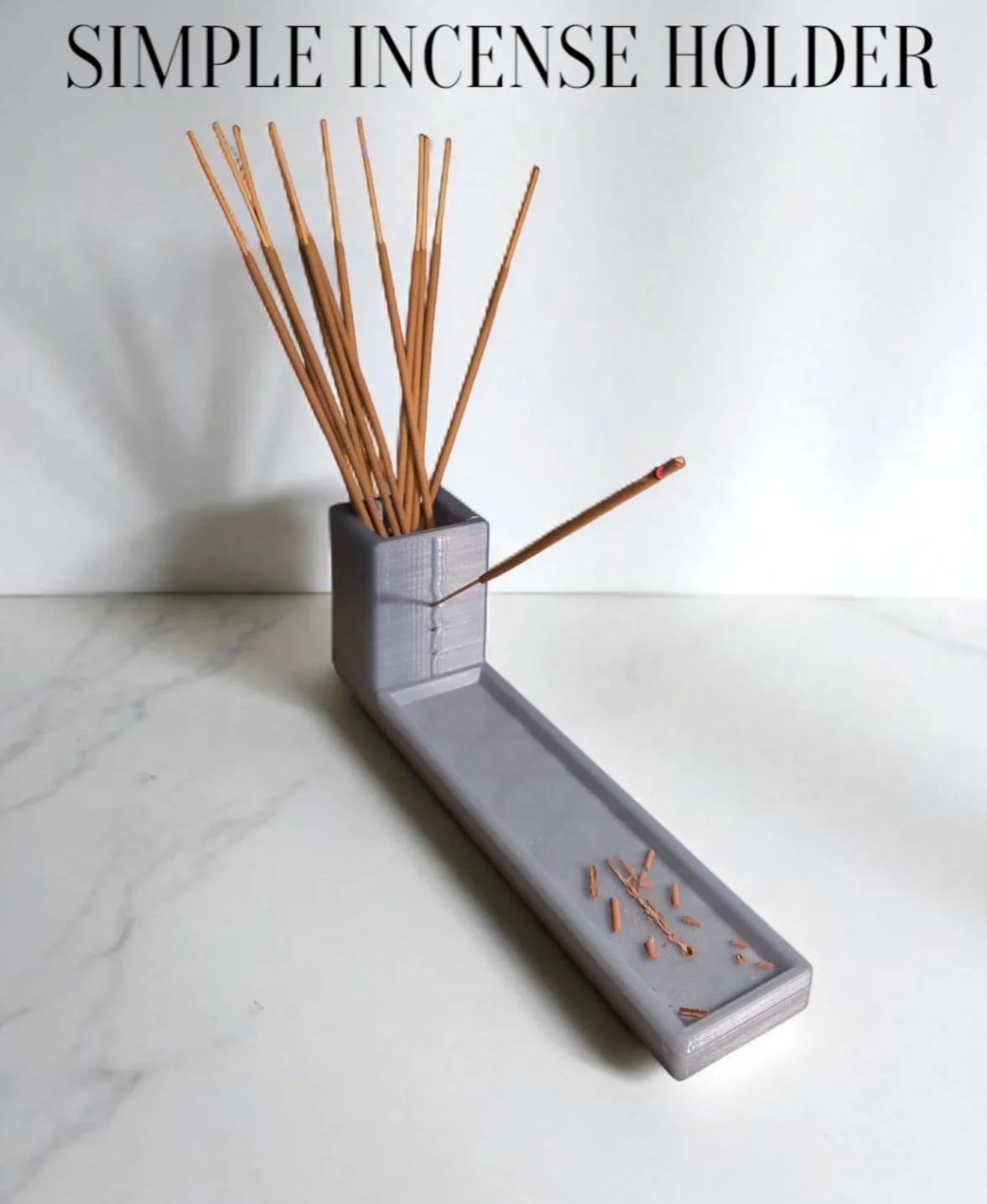 Simple Incense Holder 3d model