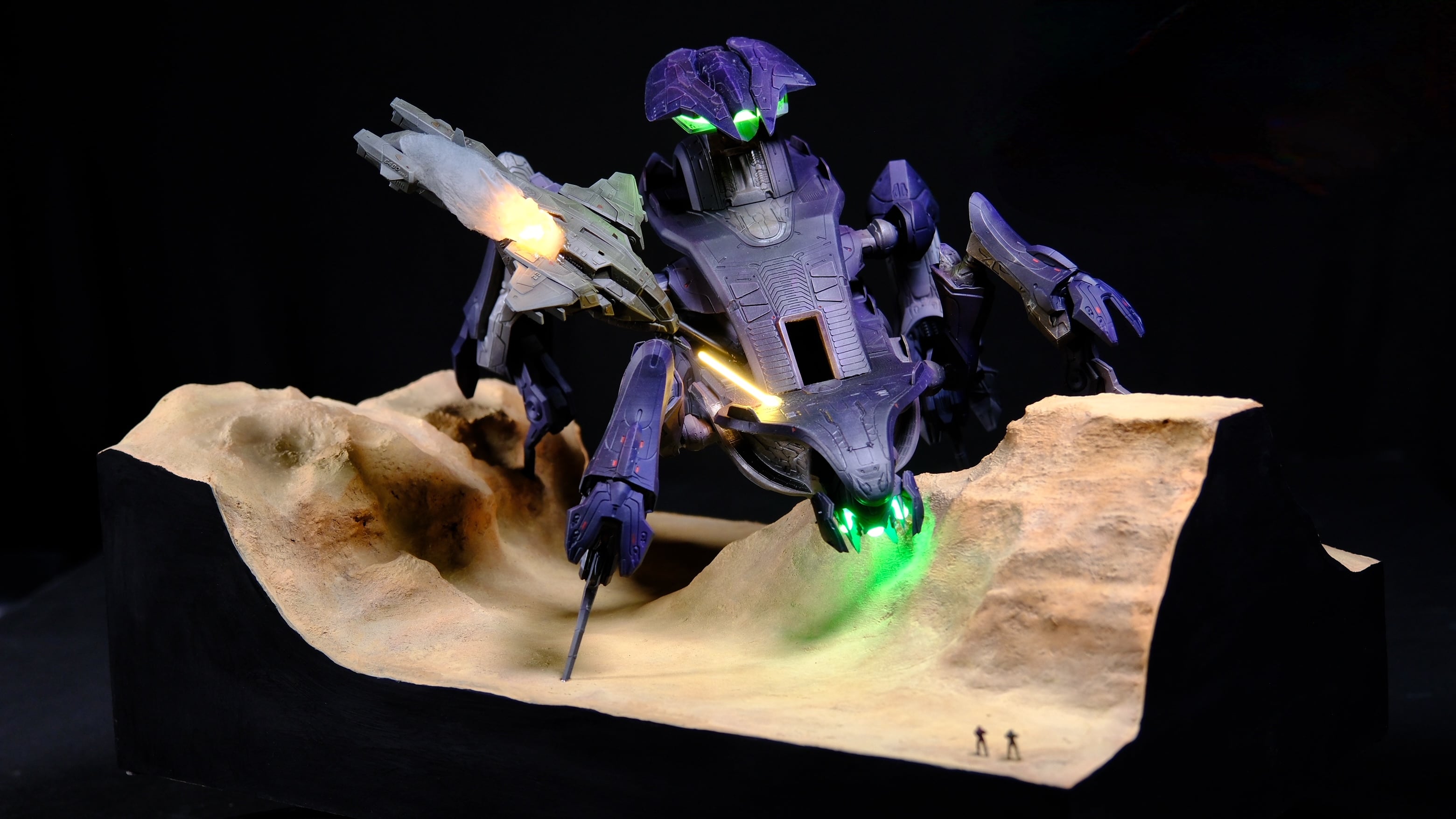 Halo Reach Carter Sacrifice Diorama - 3D Print Files 3d model