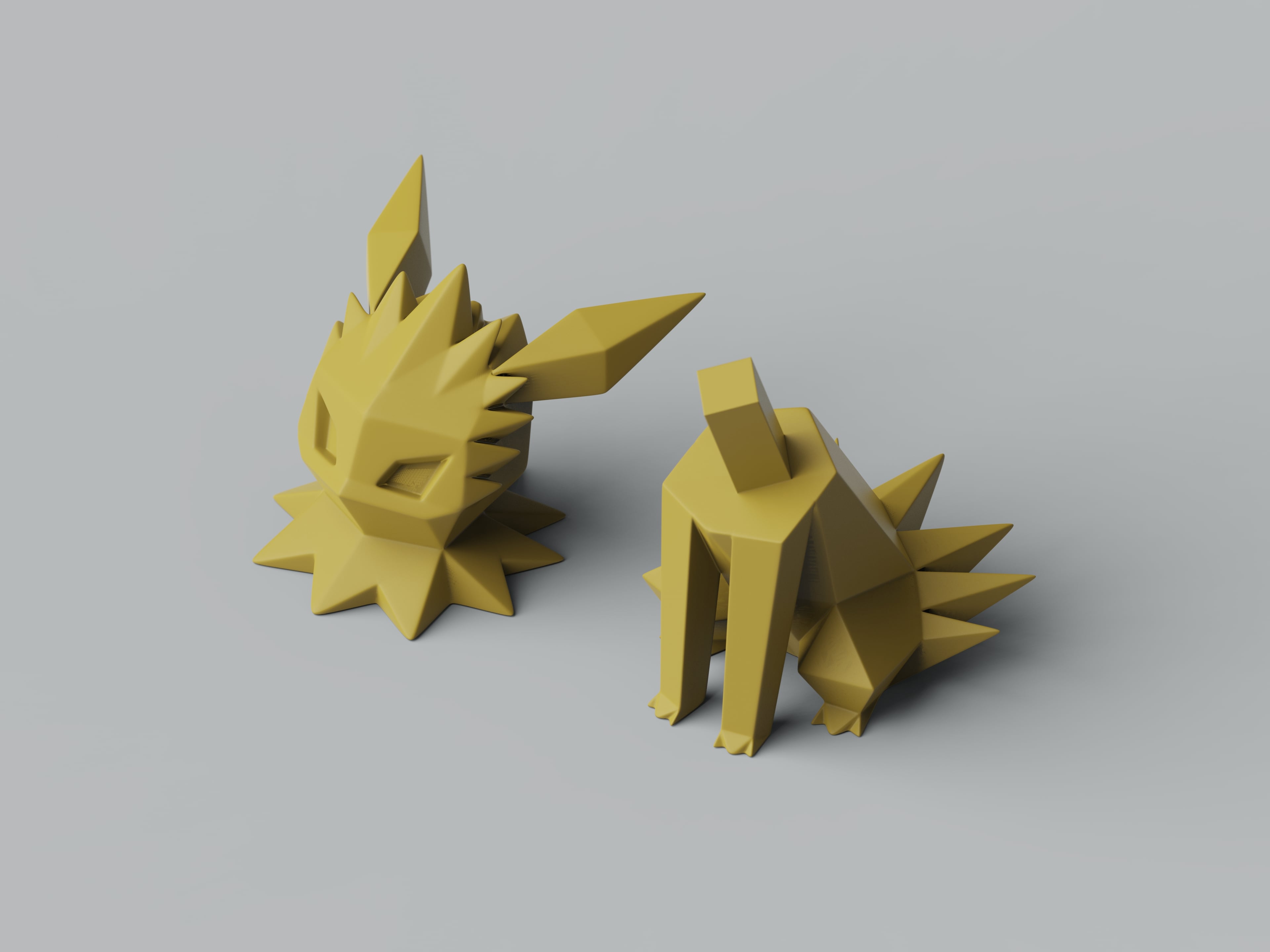 Low-poly Jolteon 3d model