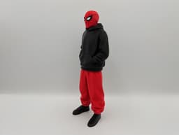 Street Spiderman — Multipart Figure 3d model